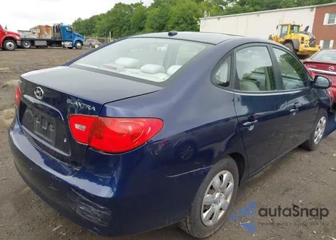 2008 Hyundai Elantra Gls/Se из США, поврежденный, VIN KMHDU46D08U547714